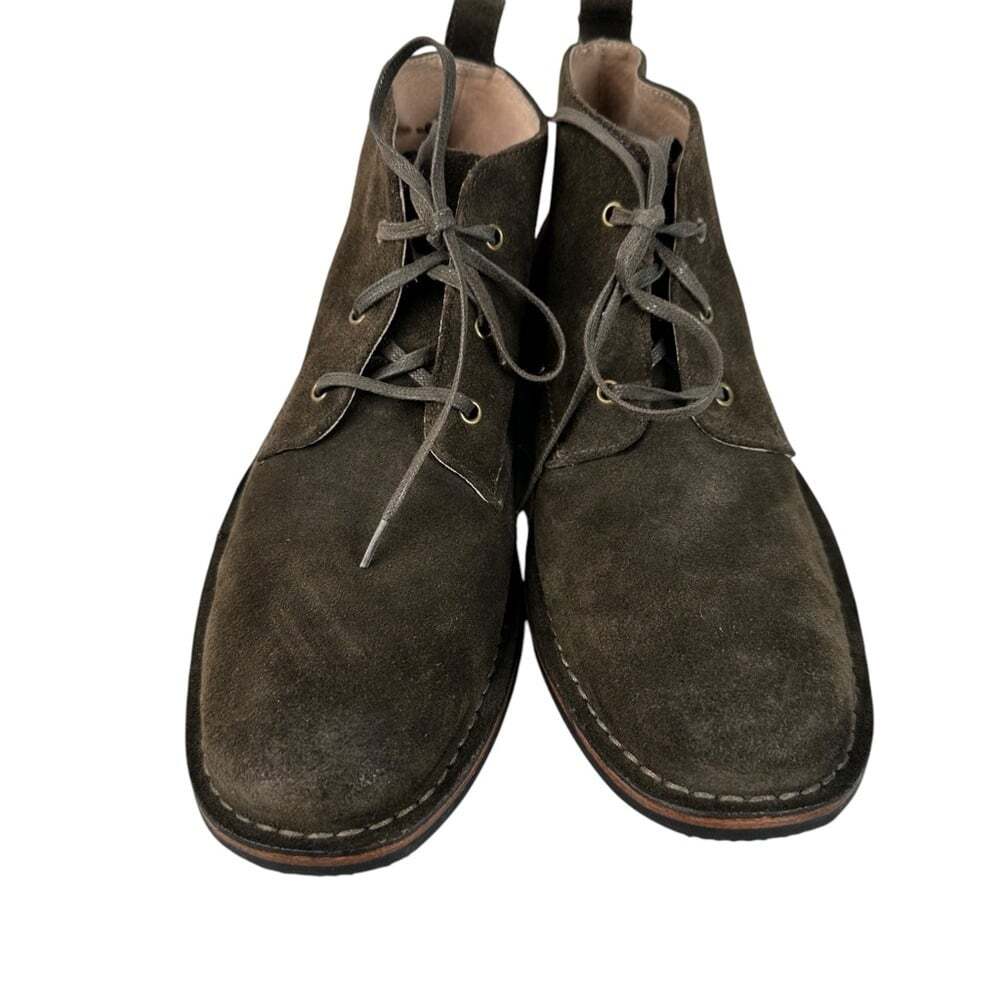 Andrew Marc Dorchester Brown Suede Chukka Boots Lace Up Ankle Men 10.5